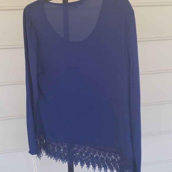 Wishful Park women's blue tunic top size L - Picture 6 of 11